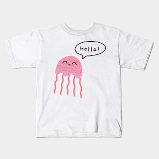 Hello, says the Jellyfish Kids T-Shirt